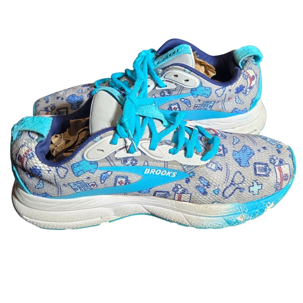 Brooks Womens Trace 4 Hero Pack Medical Nurse Running Shoes 9 Medical Nurse